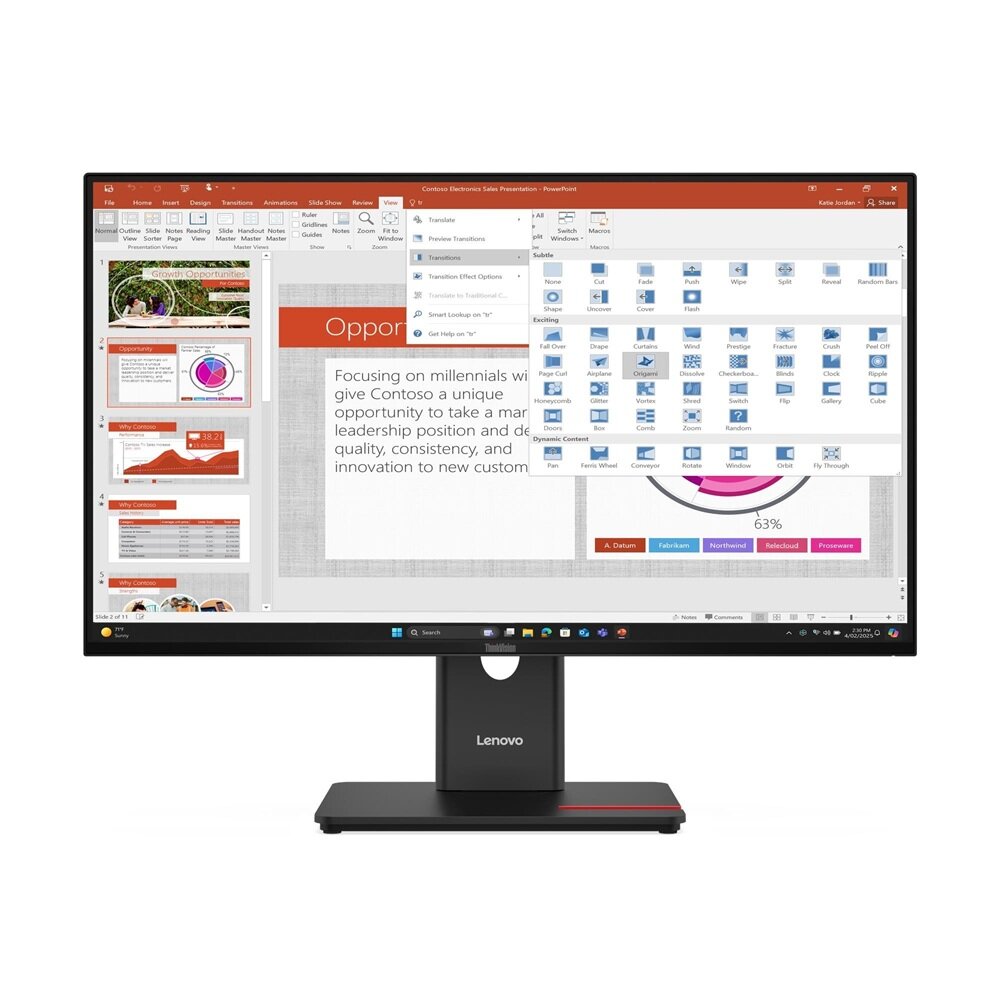 Lenovo ThinkVision T27-40 27" Business Monitor