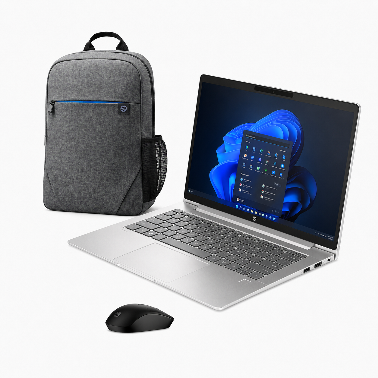 HP ProBook 4 G1i 14" Notebook AI PC (C51MCET) with Backpack and Wireless Mouse
