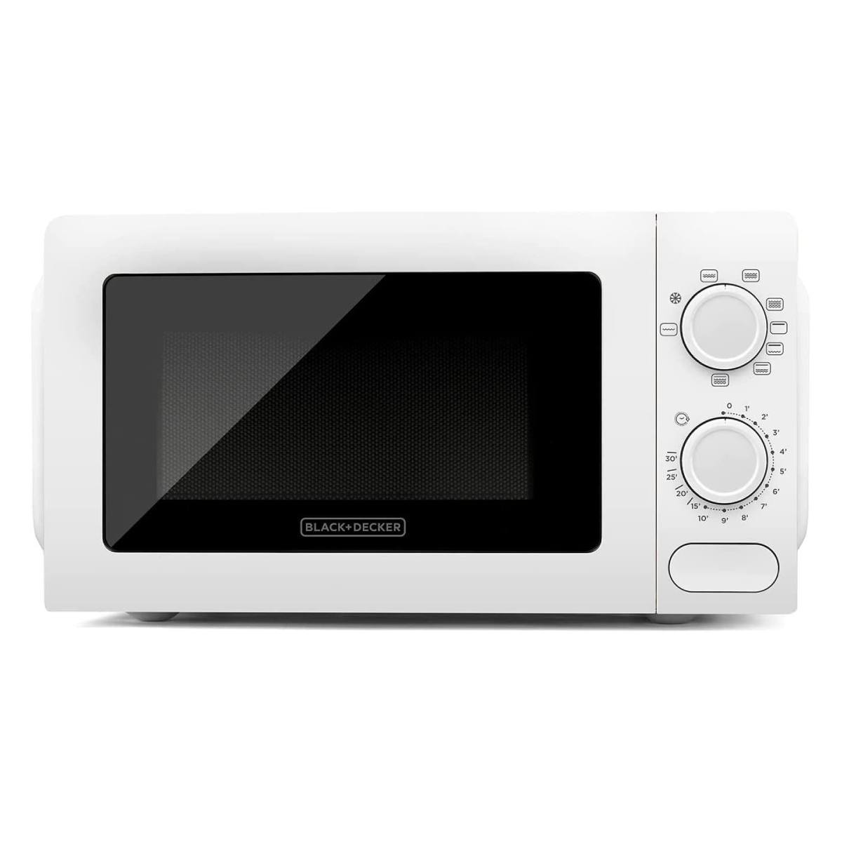 BLACK & DECKER BXMZ700E Φούρνος Μικροκυμμάτων με Grill 20 Λίτρα, Άσπρο