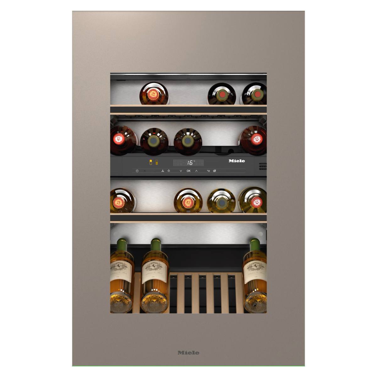 MIELE KWT 6422 IG-1 Εντοιχιζόμενος Συντηρητής Κρασιών 33 Μπουκάλες, Μπεζ Περλέ