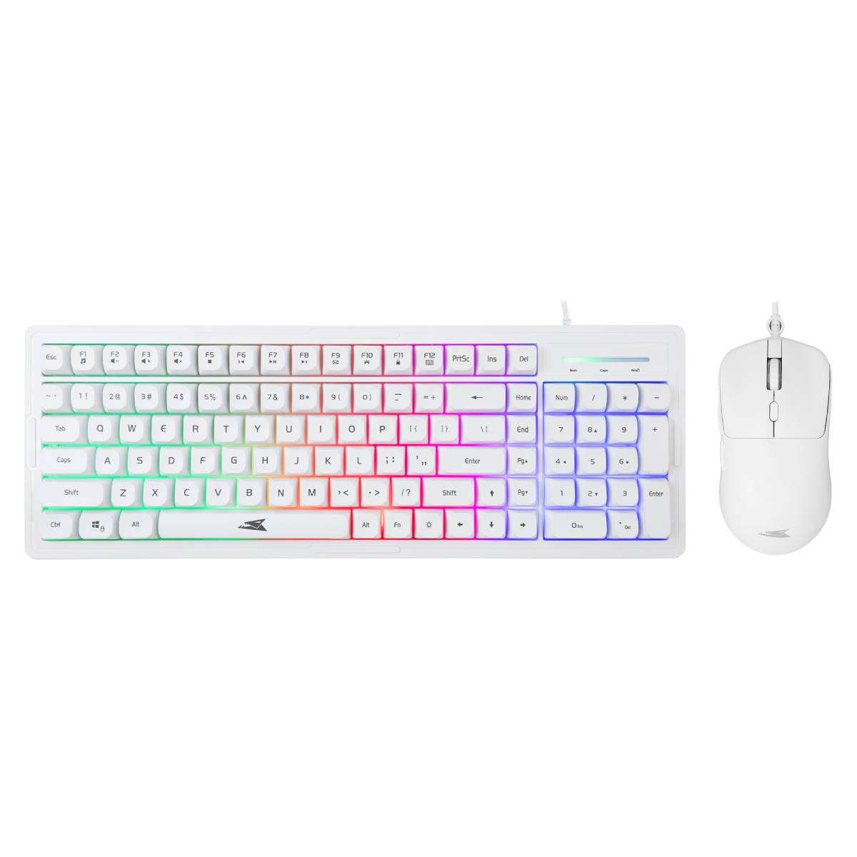 BARACUDA BGC-012 Orca Ενσύρματο Gaming Πληκτρολόγιο & Ποντίκι, Άσπρο