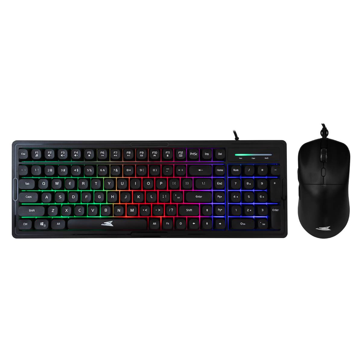 BARACUDA BGC-011 Orca Ενσύρματο Gaming Πληκτρολόγιο & Ποντίκι, Μαύρο