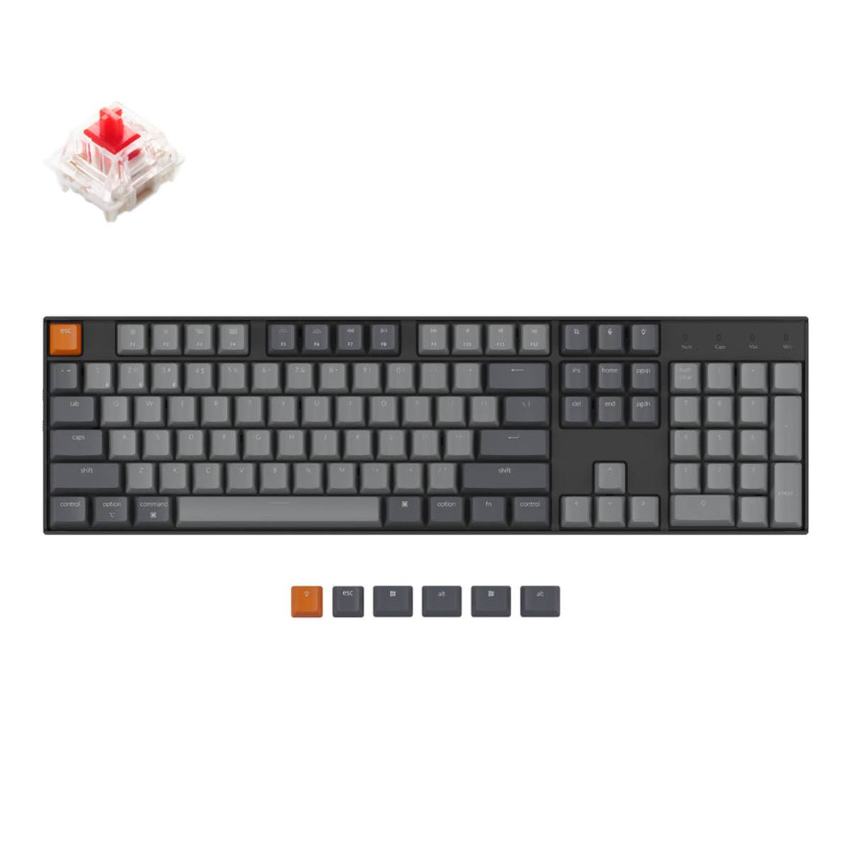 KEYCHRON K10X-B1 Ασύρματο Gaming Μηχανικό Πληκτρολόγιο