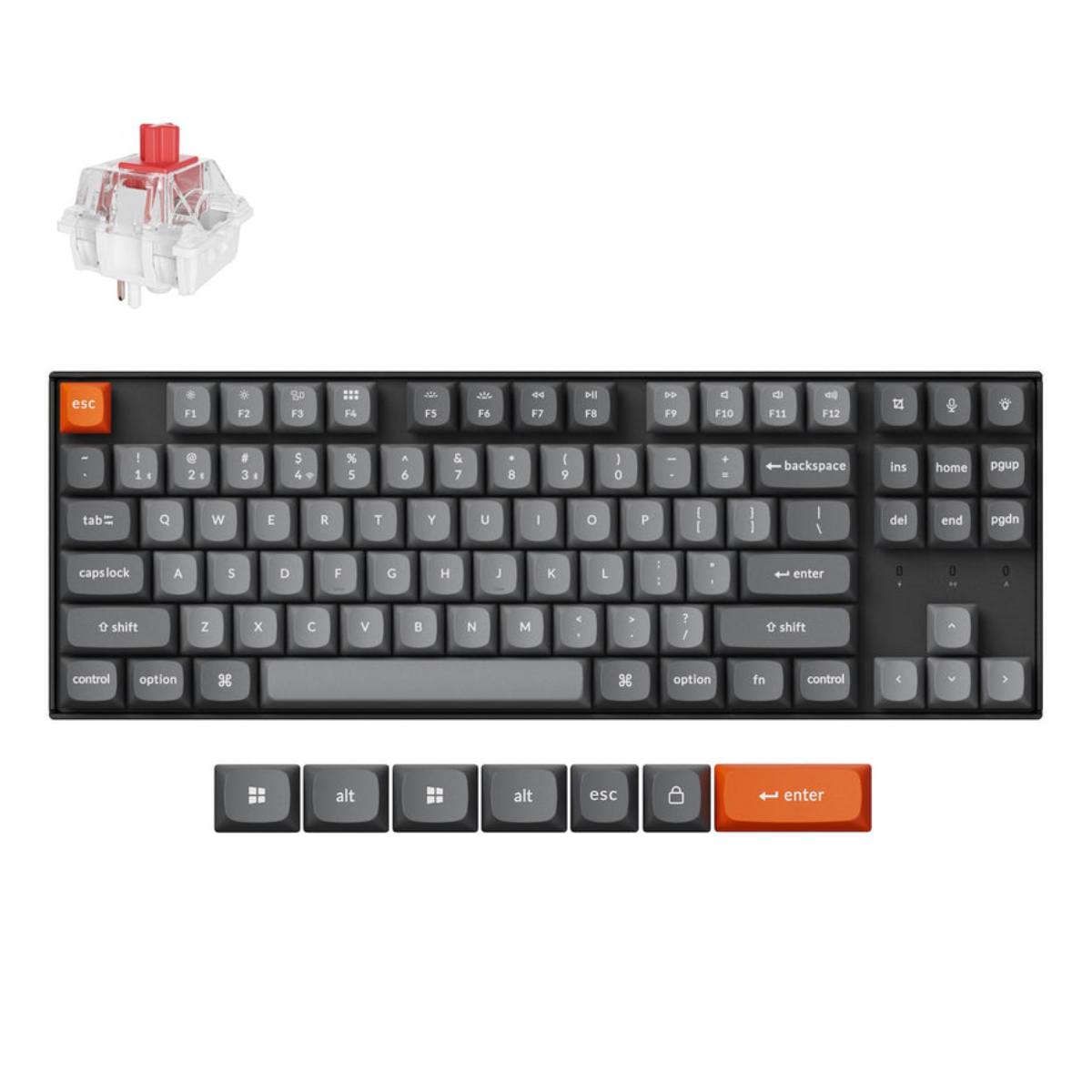KEYCHRON K8M-B1 Max Ασύρματο/Ενσύρματο Gaming Μηχανικό Πληκτρολόγιο