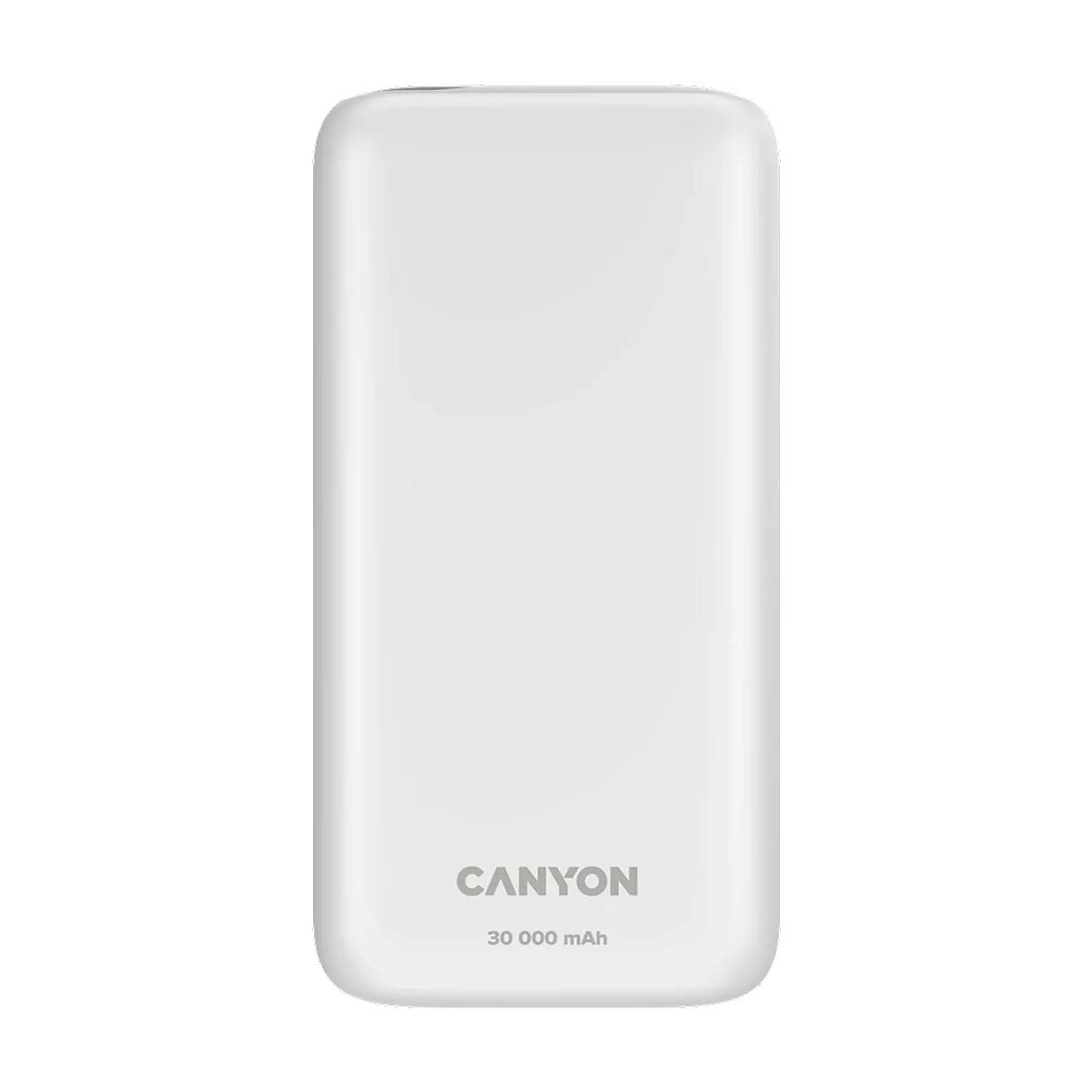 CANYON CNE-CPB301W Φορητή Μπαταρία 30000 mAh, Άσπρο