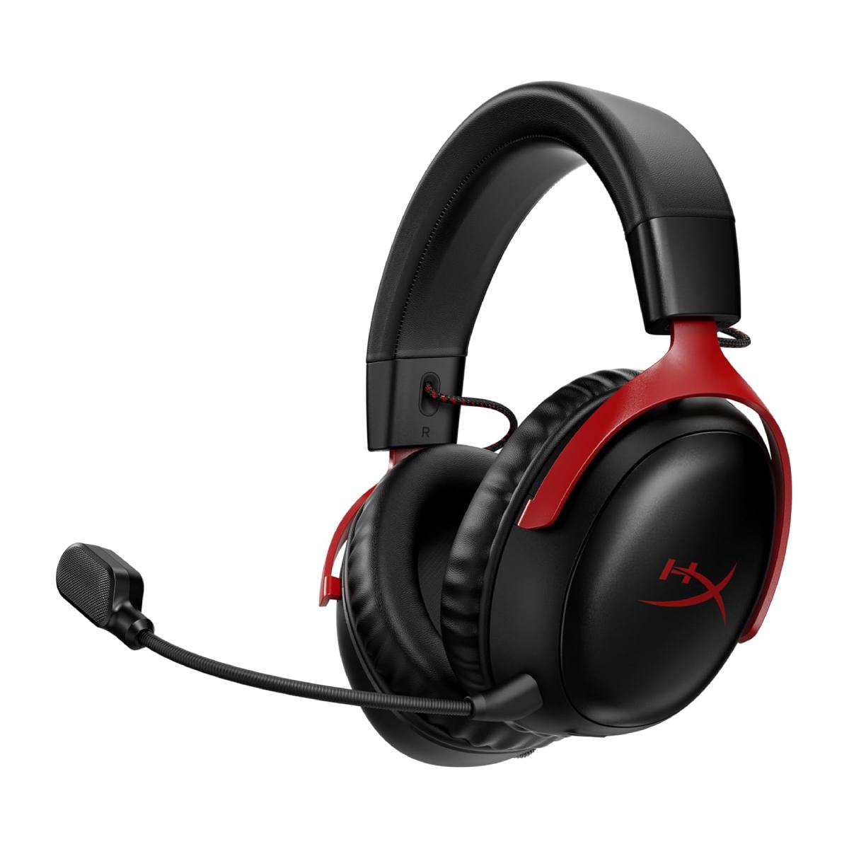 HYPERX Cloud III Ασύρματα Ακουστικά Gaming, Μαύρο/Κόκκινο