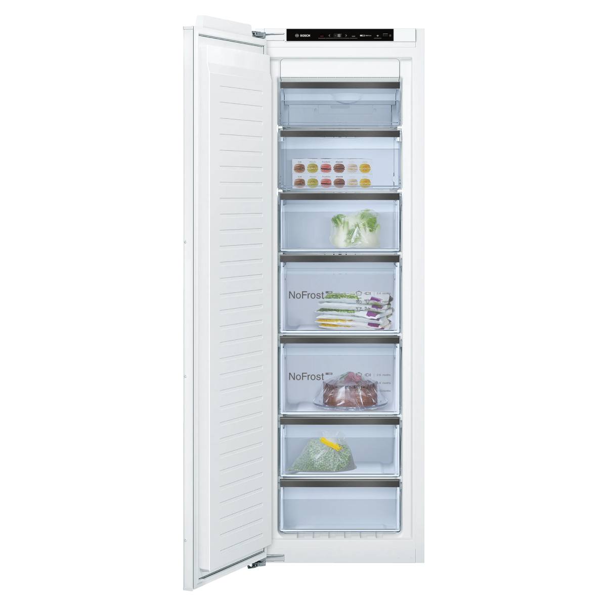 BOSCH GIN81HCE0 Accent Line Εντοιχιζόμενος Καταψύκτης, 177 cm