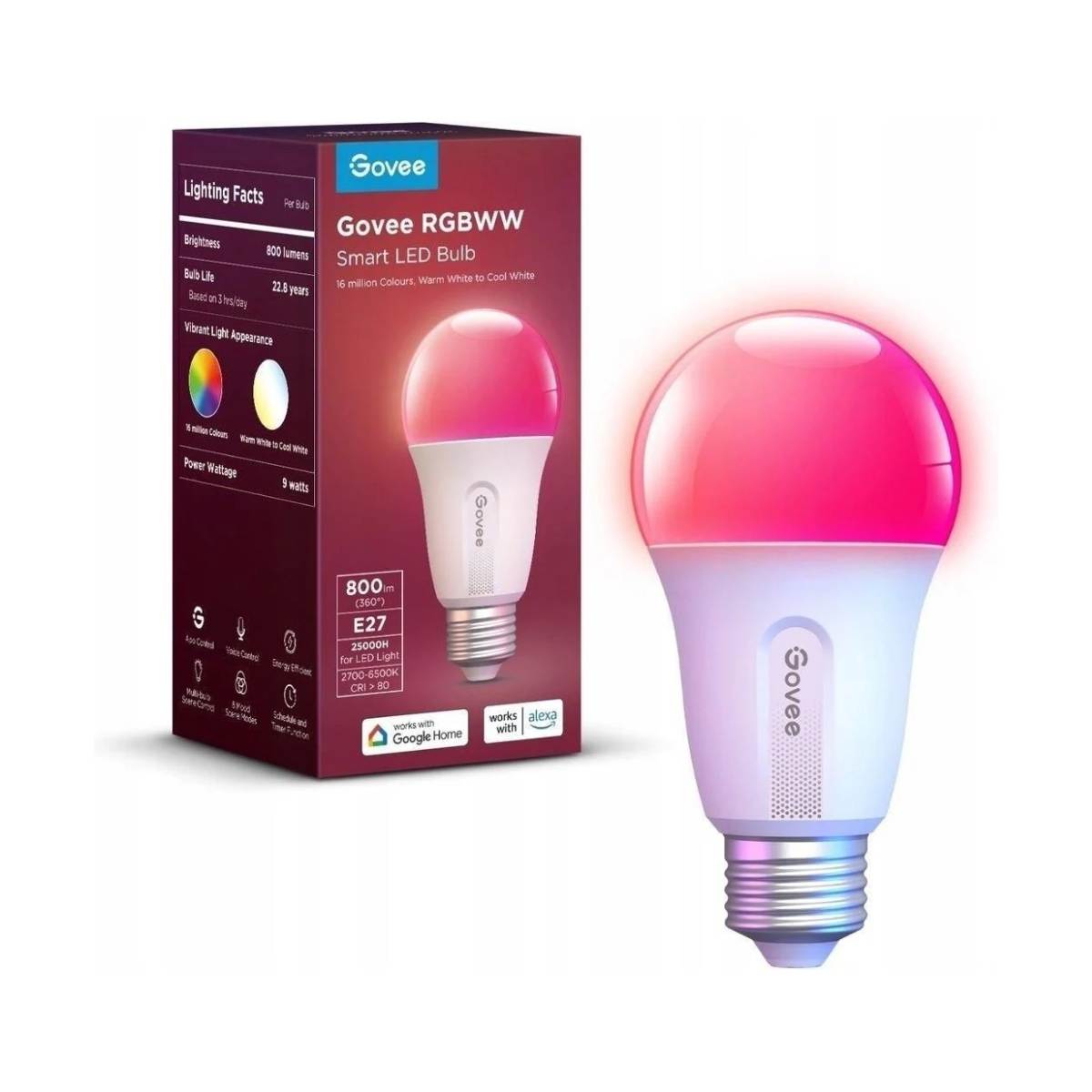 GOVEE H6004CC1 Ceiling Smart LED Λάμπα, Πολύχρωμο