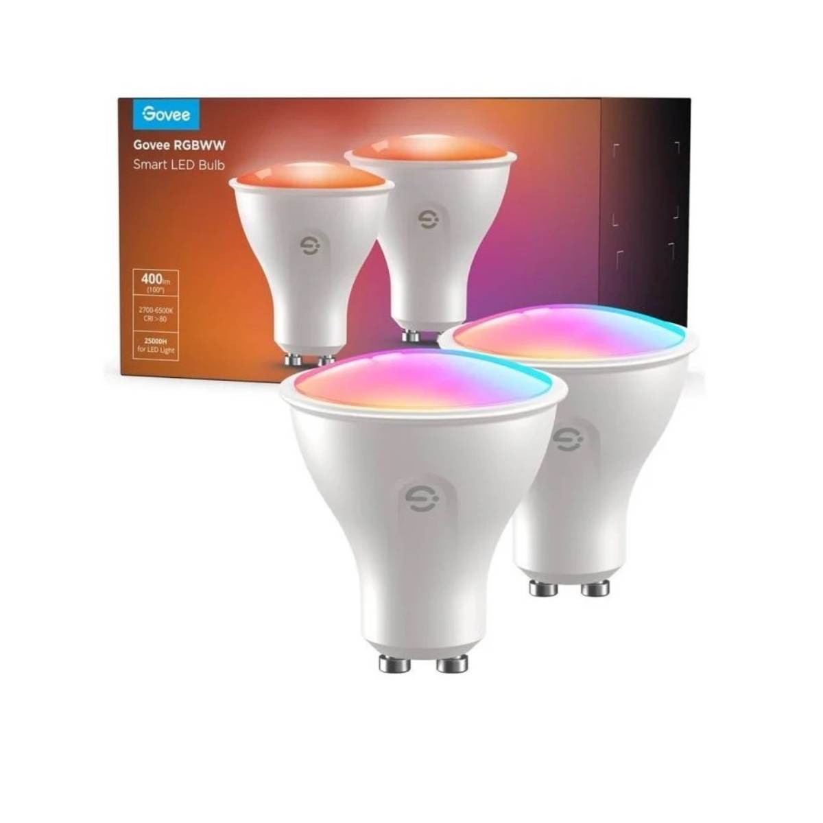 GOVEE B600D3C1 Ceiling GU10 Smart LED Λάμπα 2 Τεμάχια, Πολύχρωμο