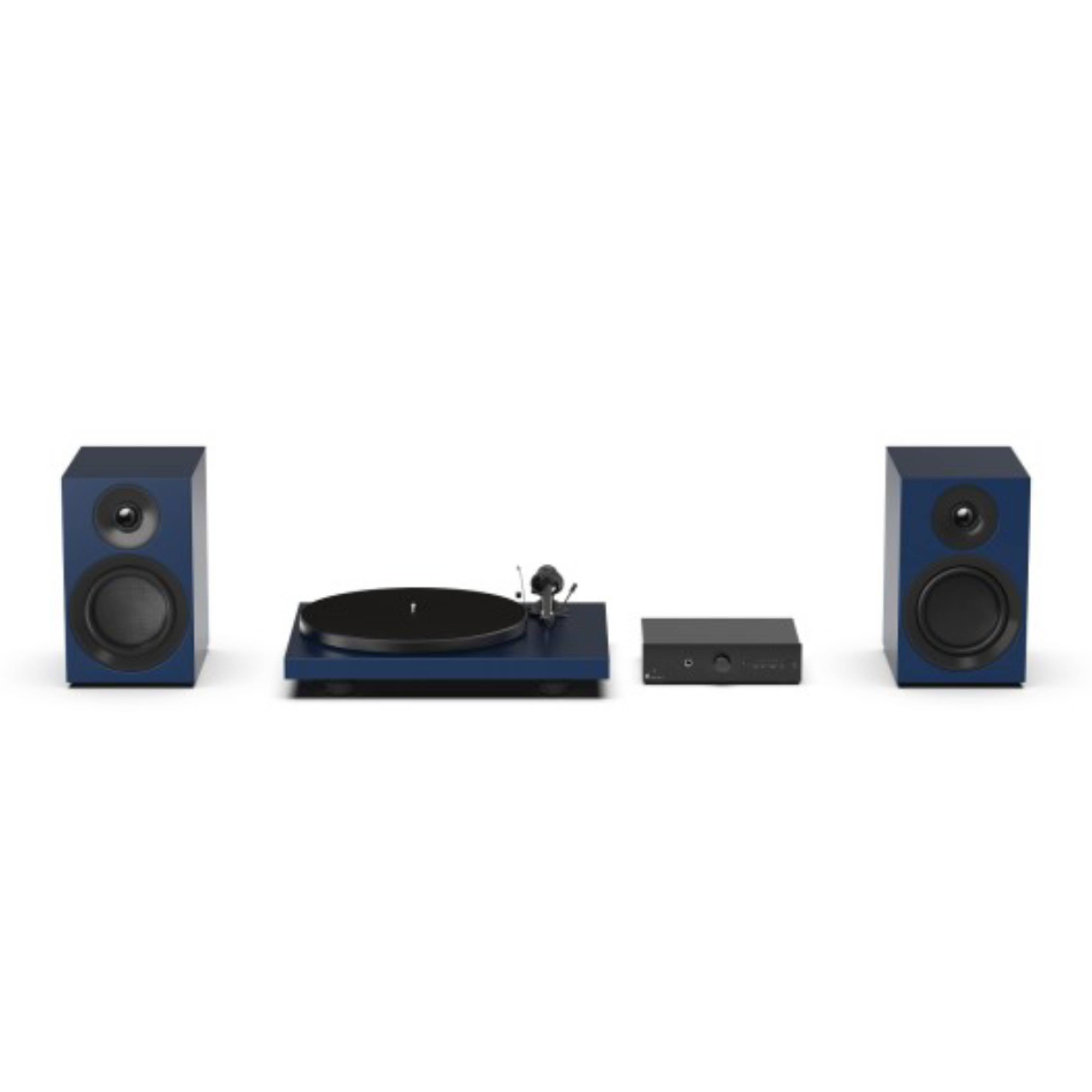 PRO-JECT Colourful Audio System E Ολοκληρωμένο Hi-Fi Stereo Σύστημα Ήχου, Μπλε Ματ