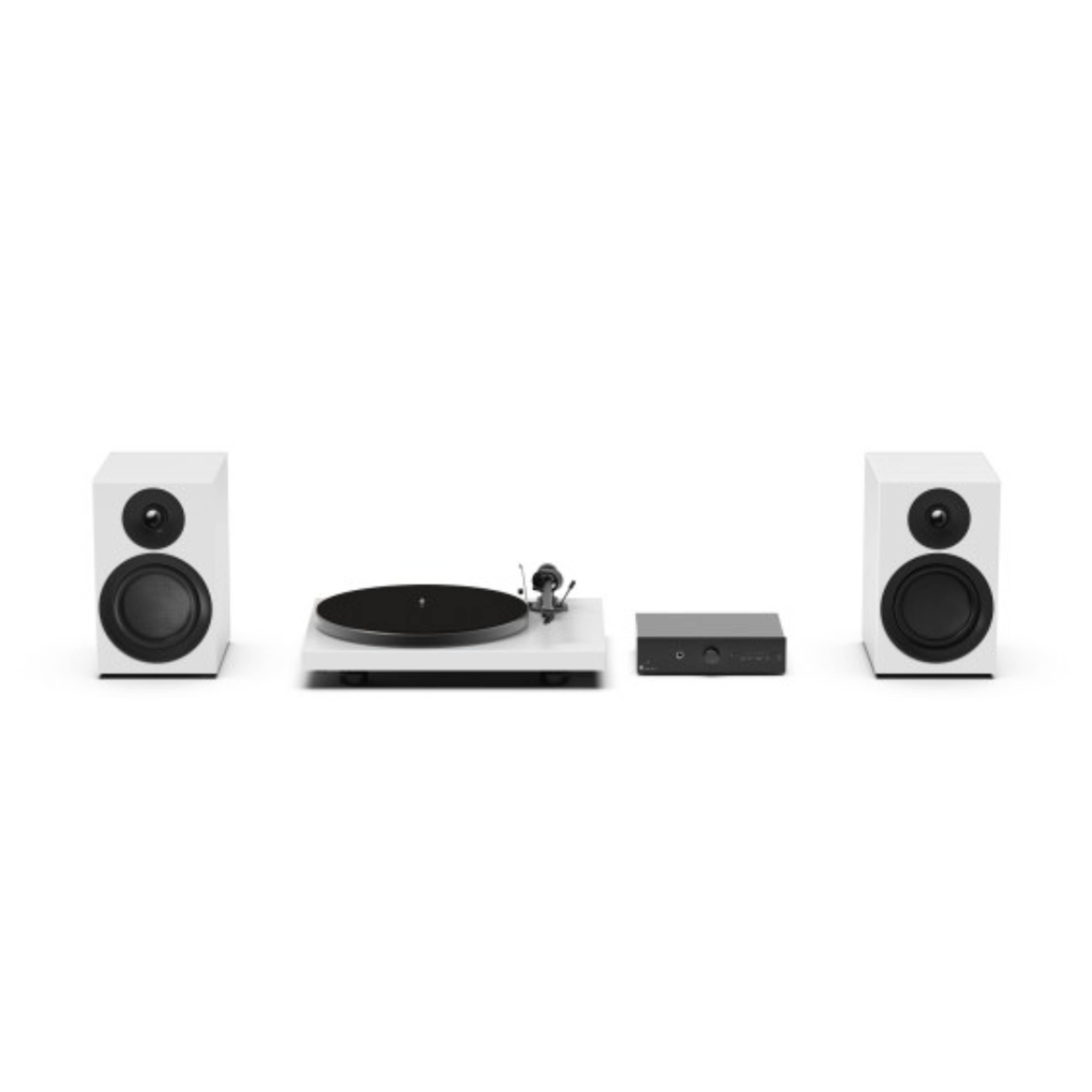 PRO-JECT Colourful Audio System E Ολοκληρωμένο Hi-Fi Stereo Σύστημα Ήχου, Άσπρο Ματ