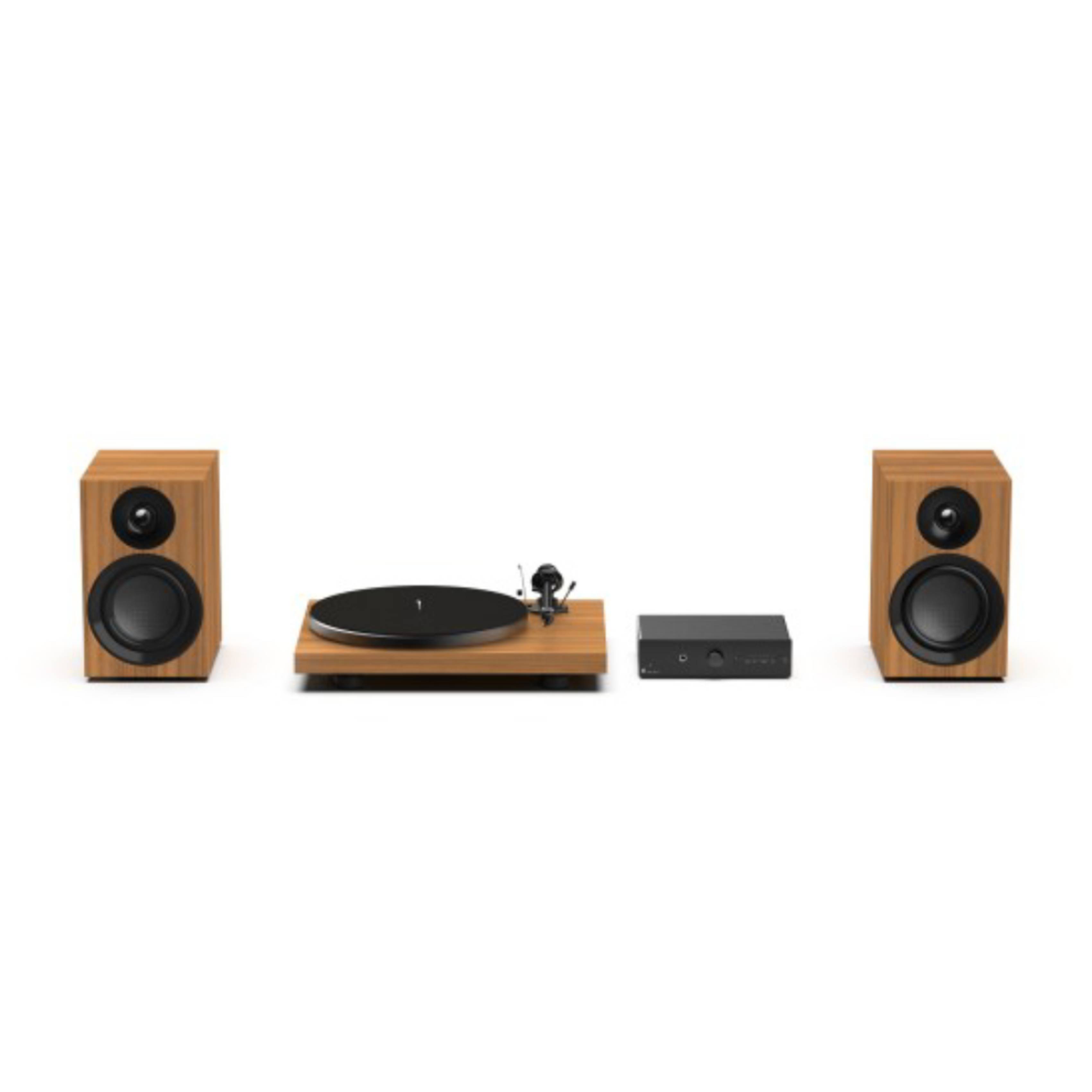PRO-JECT Colourful Audio System E Ολοκληρωμένο Hi-Fi Stereo Σύστημα Ήχου, Καφέ Καρυδί