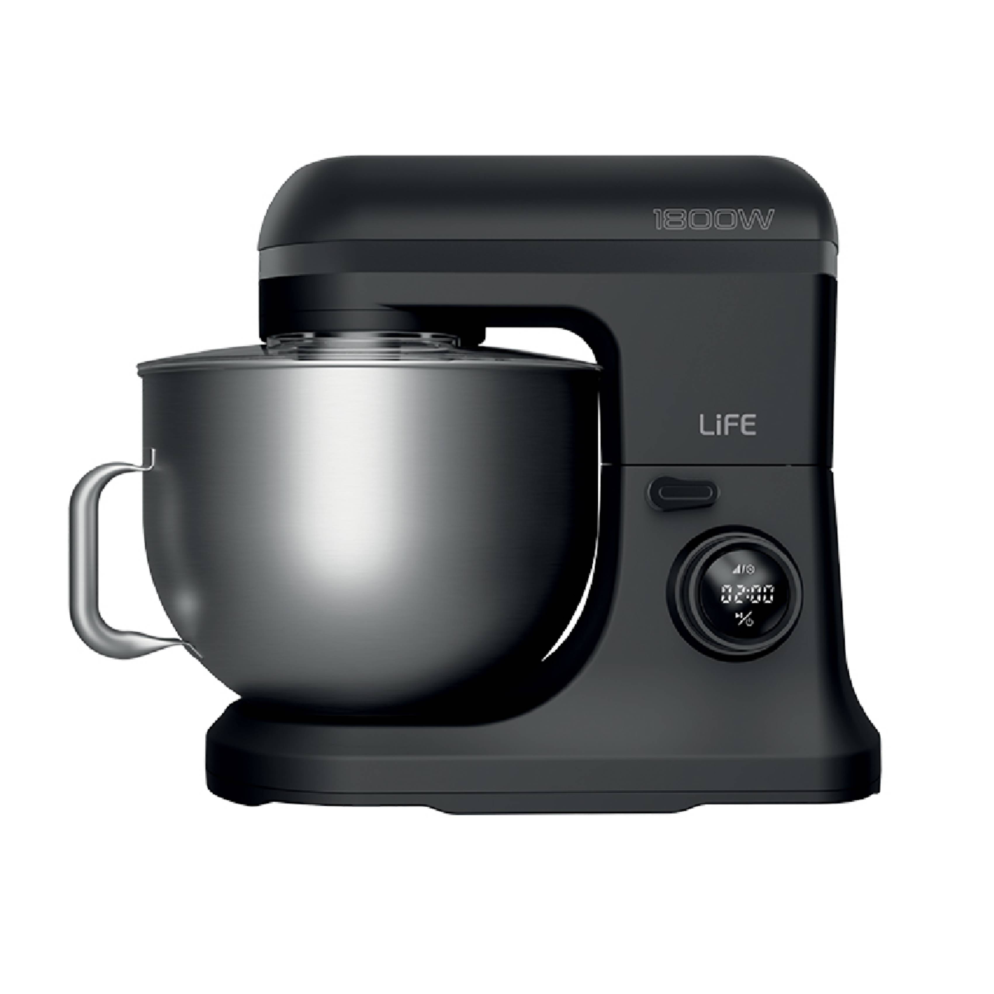 LIFE 221-0496 BOSS Flat Black Series Κουζινομηχανή, Μαύρο Ματ