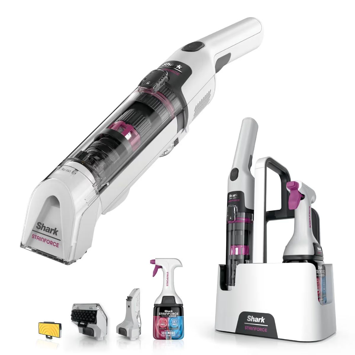 SHARK HX100EUT Stainforce Ασύρματο Σκουπάκι Χειρός για Αφαίρεση Λεκέδων