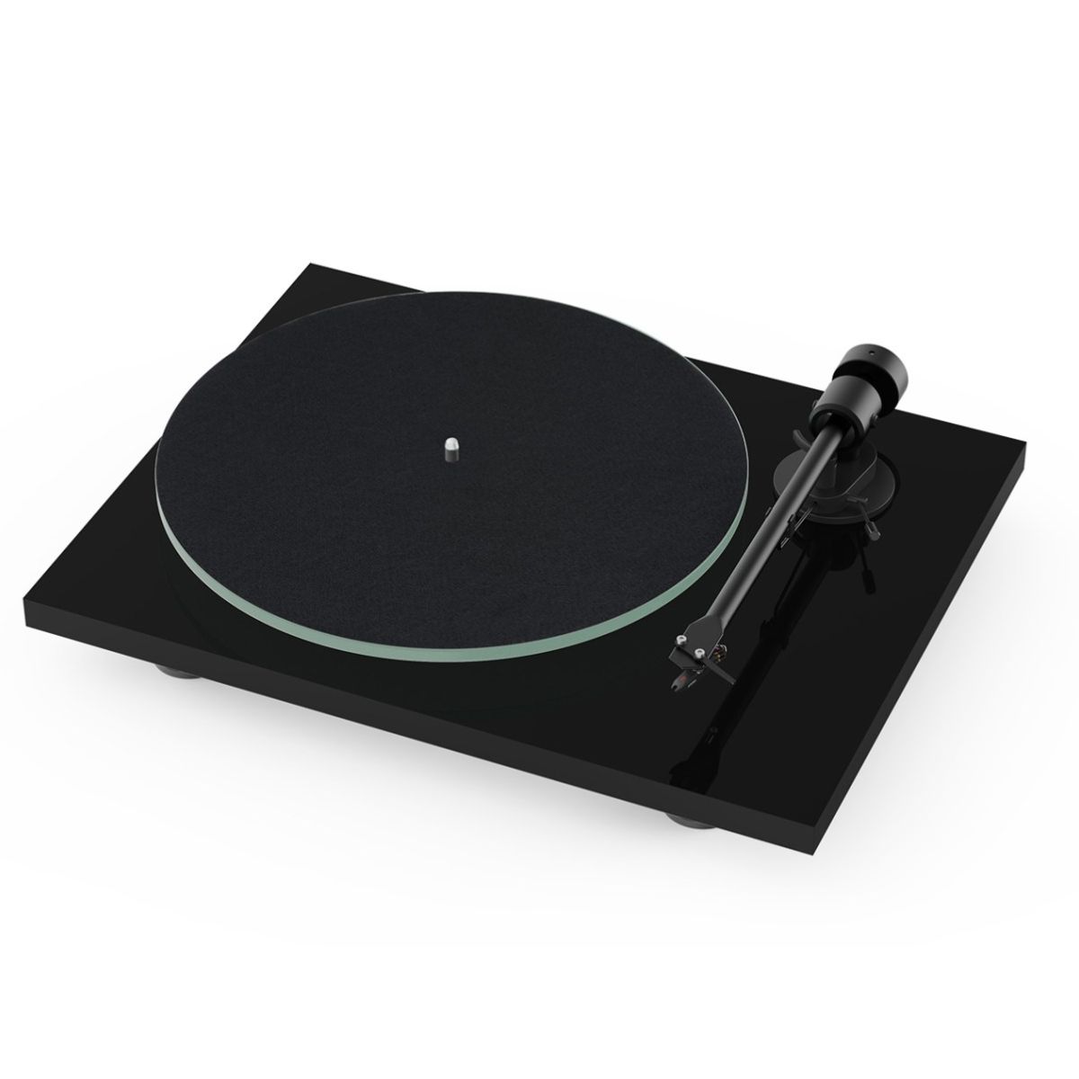 PRO-JECT T1 EVO BT Audiophile Πικάπ, Γυαλιστερό Μαύρο