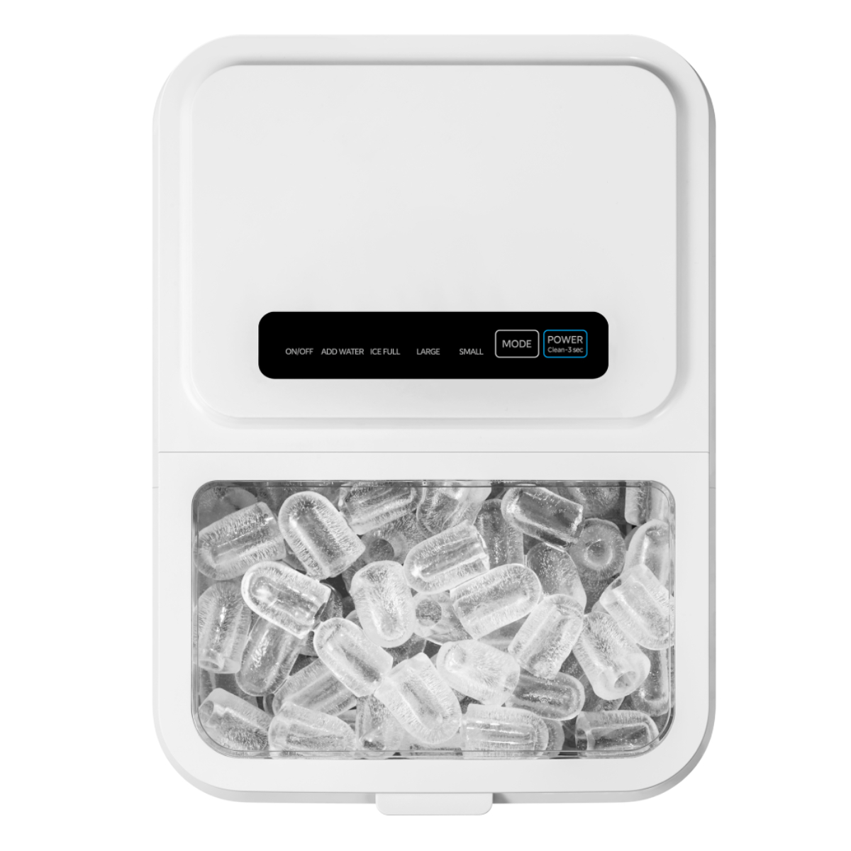 MIDEA MERI12BG01EU Παγομηχανή Παγάκια Bullet 12kg, Άσπρο