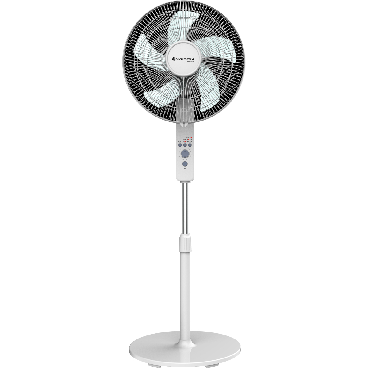 WILSON WFAN16RCWH.UK Ανεμιστήρας Δαπέδου 16″ με Τηλεχειριστήριο, Άσπρο
