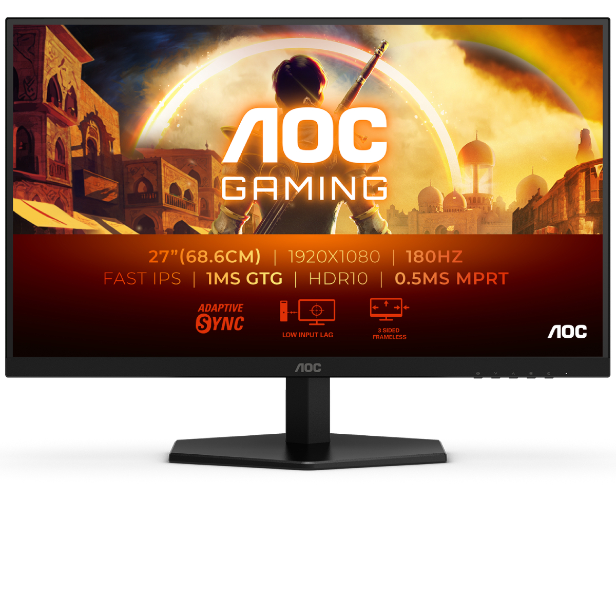 AOC 27G42E Gaming Οθόνη Ηλεκτρονικού Υπολογιστή, 27″