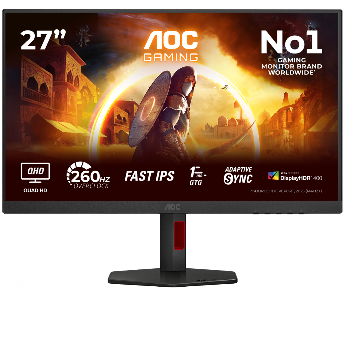 AOC Q27G4ZR Gaming Οθόνη Ηλεκτρονικού Υπολογιστή, 27″