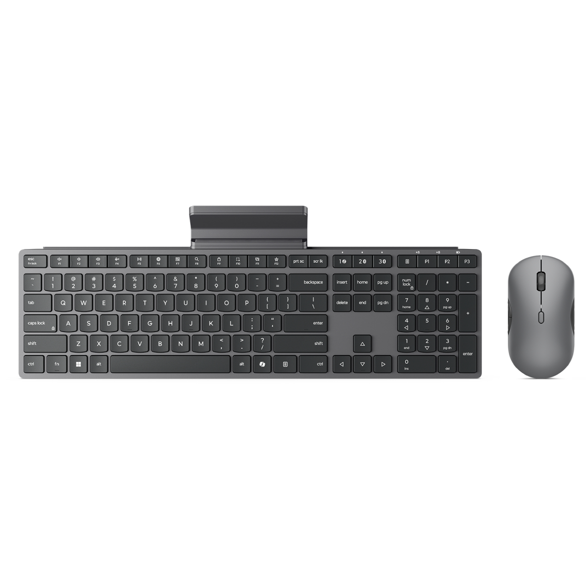 LENOVO 700 Ασύρματο Σετ Πληκτρολόγιο & Ποντίκι, Γκρίζο