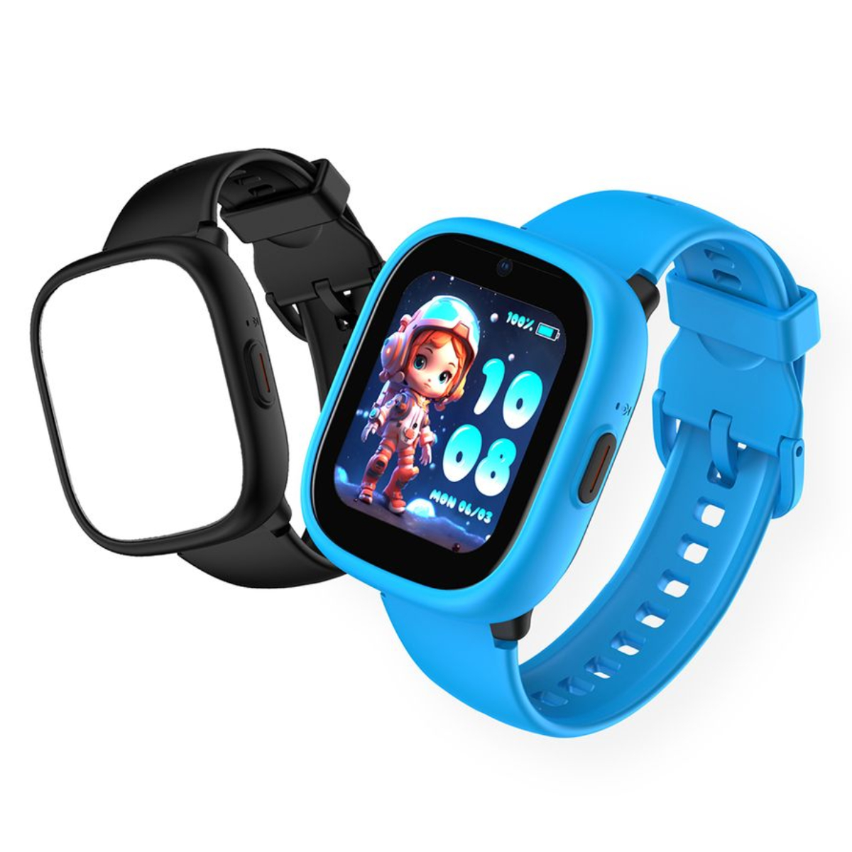 KIDDOBOO x LAGENIO WatchMe K3 Gen2 Smartwatch για Παιδιά 43mm, Μπλε/Μαύρο