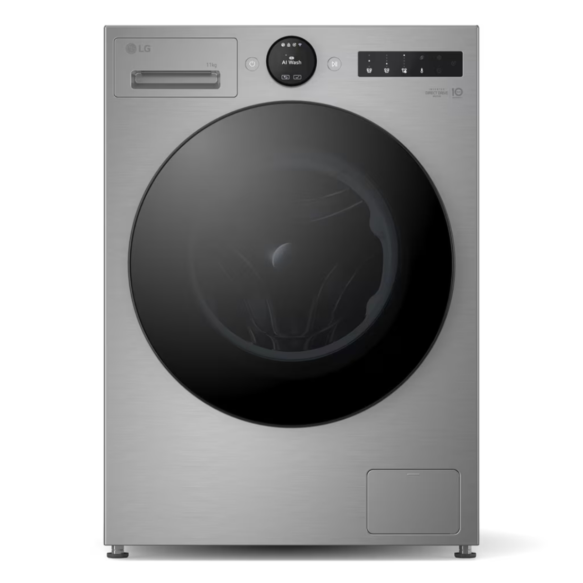 LG F4X7511TSB Πλυντήριο Ρούχων 11kg, Ασημί