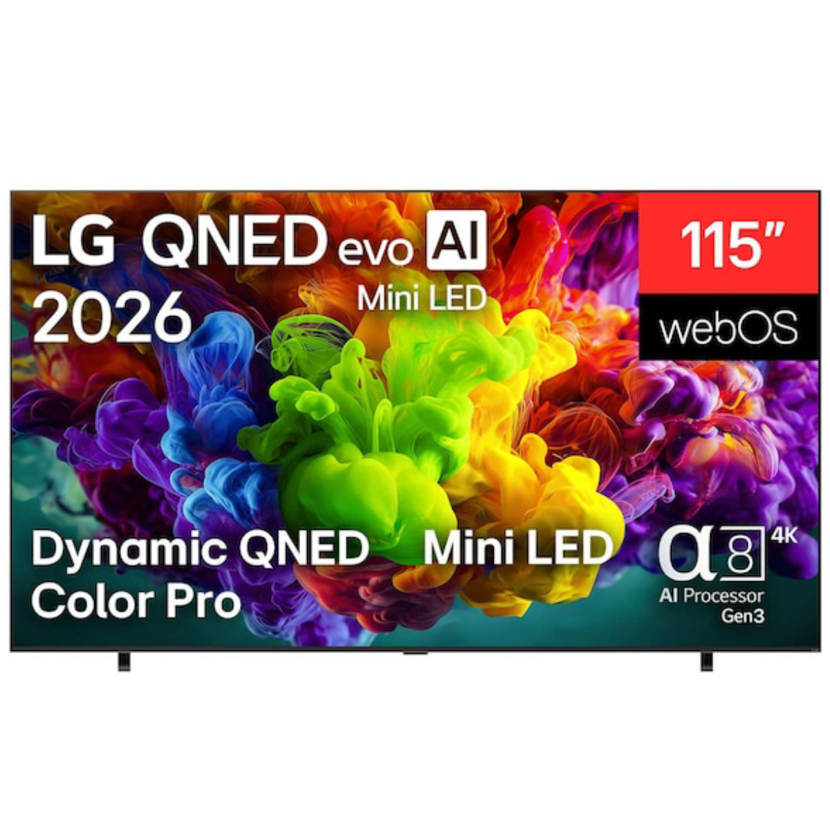 LG 115QNED93B6 Τηλεόραση Smart QNED Mini LED, 115″