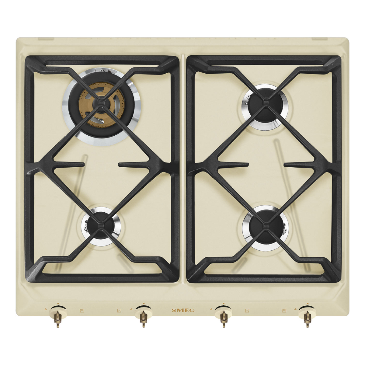 SMEG SRV864POGH Εστία Υγραερίου, 60 cm, Κρεμ