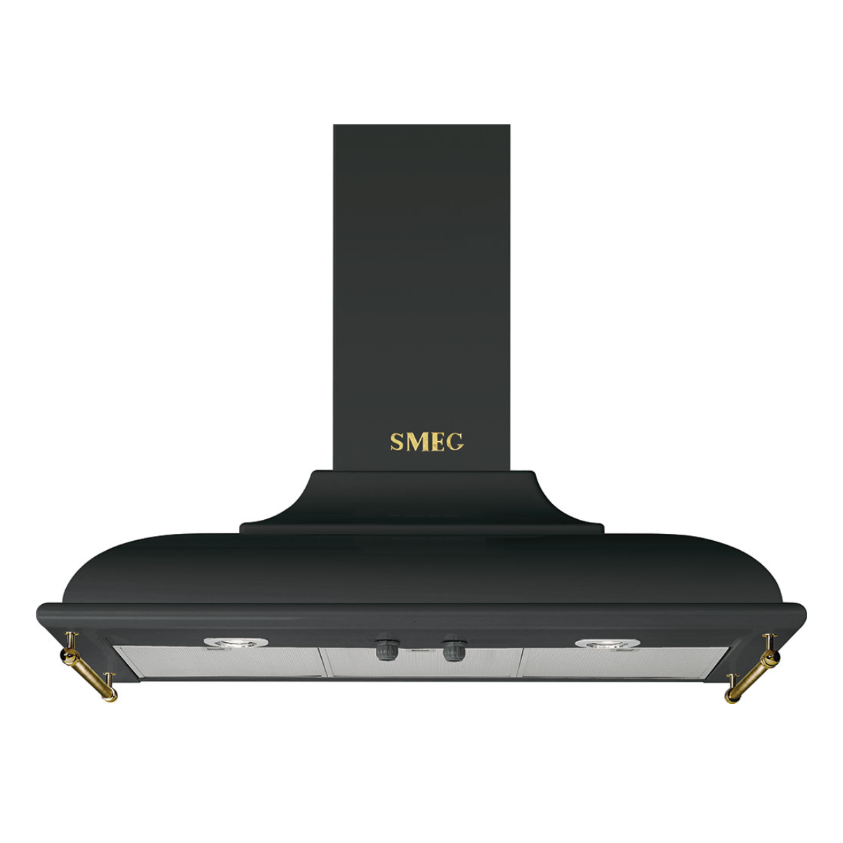 SMEG KC19AOE Διακοσμητικός Απορροφητήρας Τζάκι, 90 cm, Ανθρακί