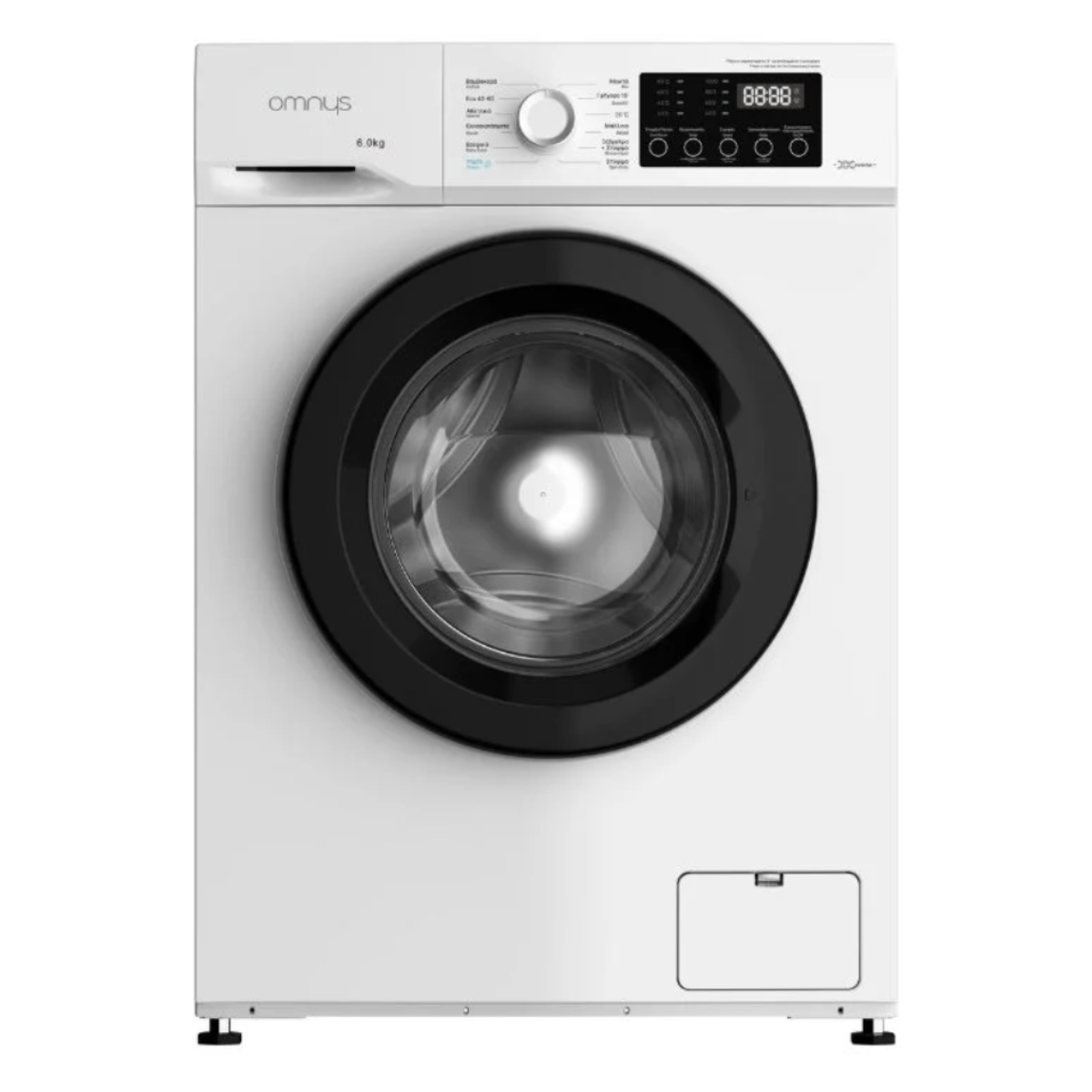 OMNYS WFE-6B10SWBX Πλυντήριο Ρούχων με Ατμό 6kg, Άσπρο