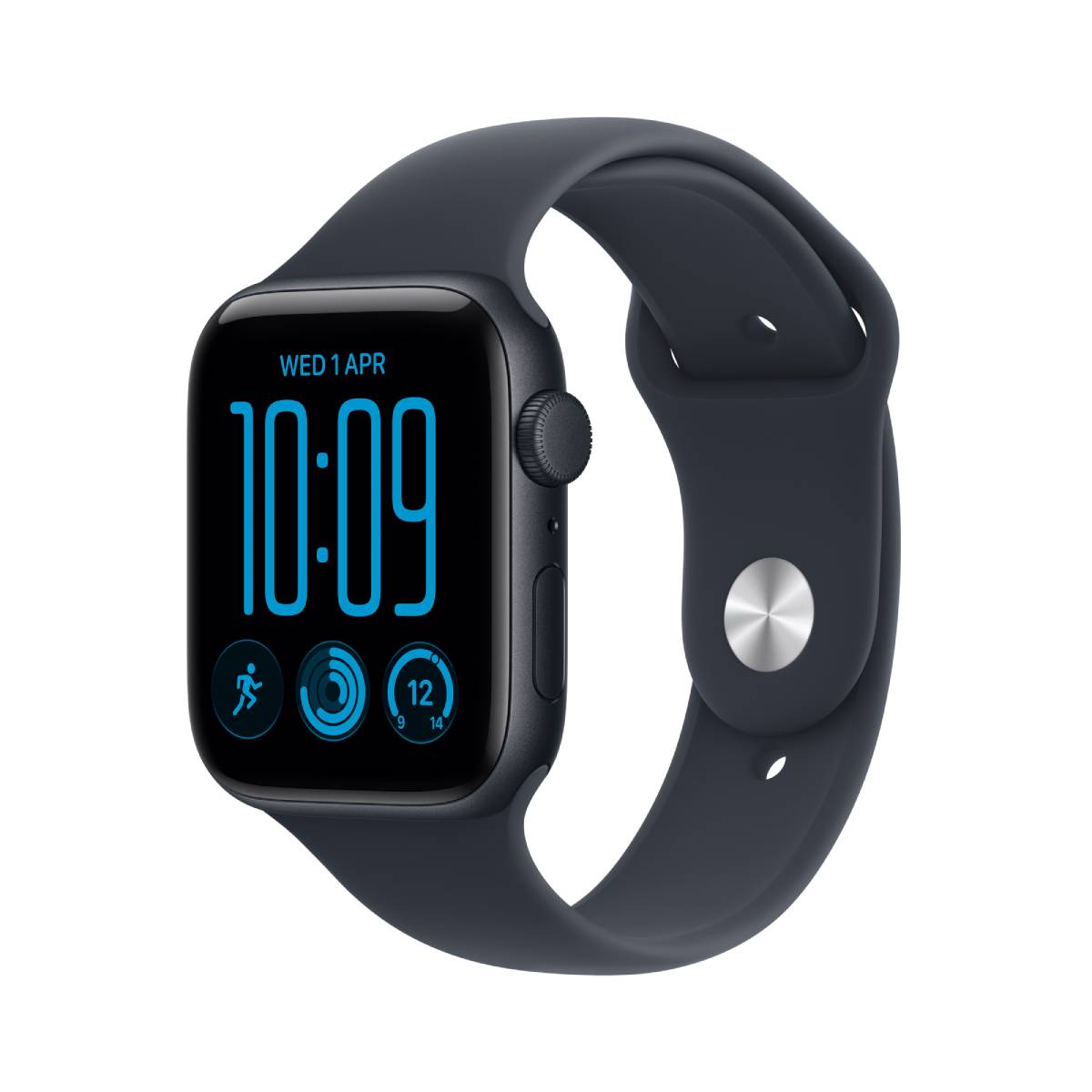 APPLE Watch SE 3 Smartwatch 40mm, Midnight Αλουμίνιο με Navy Blue Sport Band, S/M