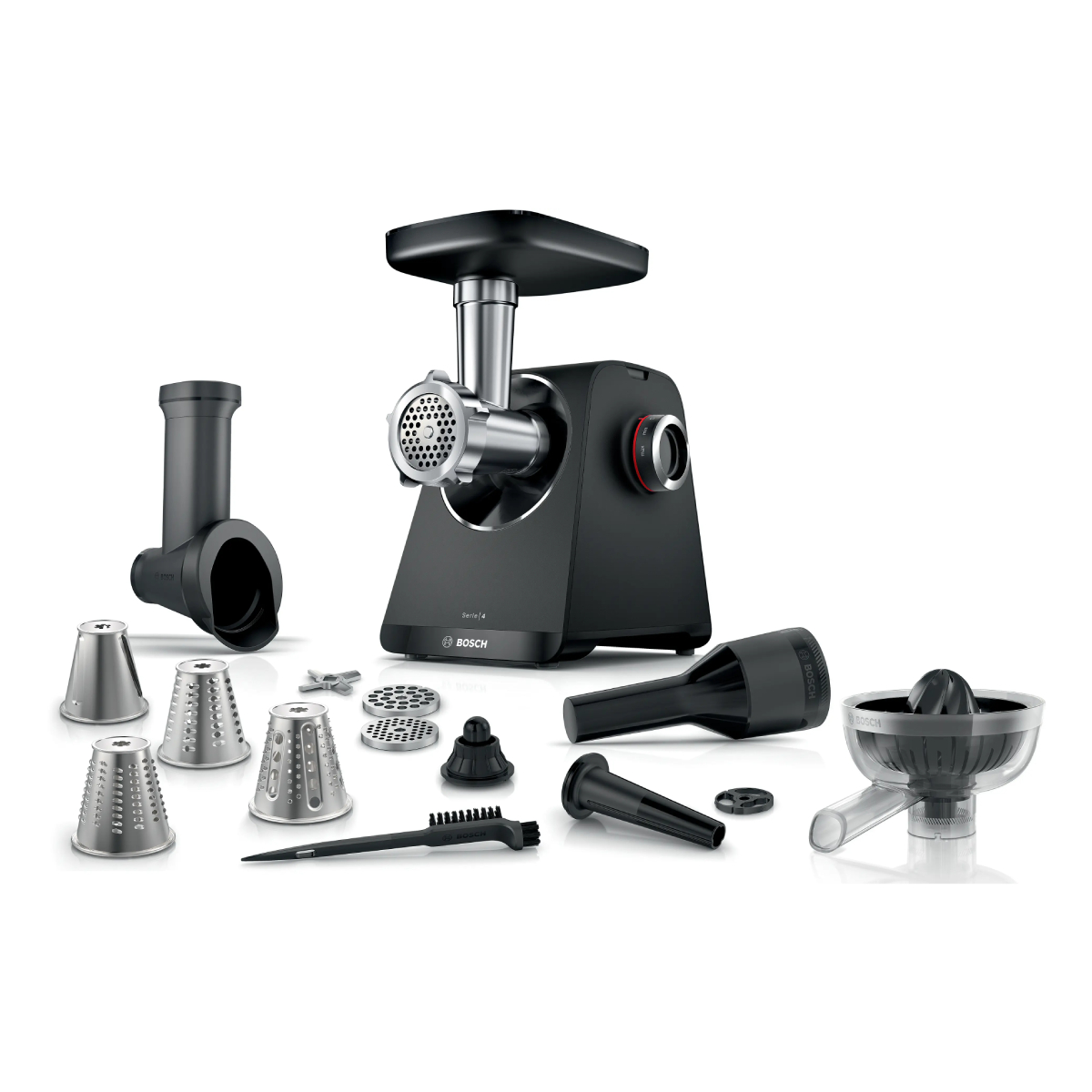 BOSCH MFWS450B MultiPower Σειρά 4 Κρεατομηχανή, Μαύρο