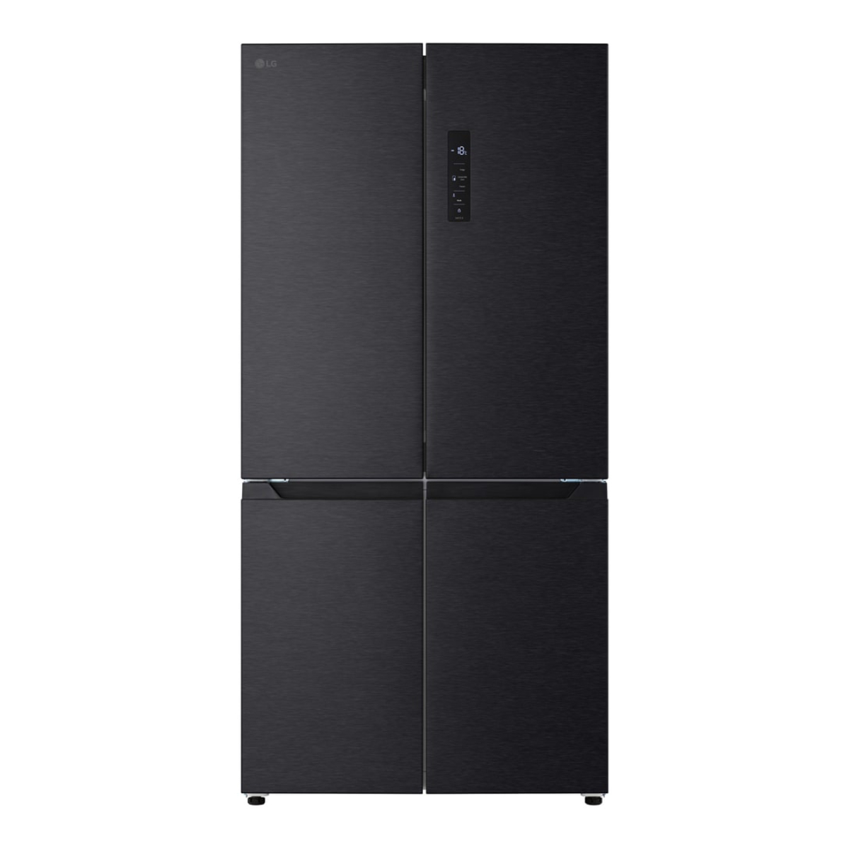 LG GMM42ABBEH Ψυγείο Τετράπορτο, Μαύρο