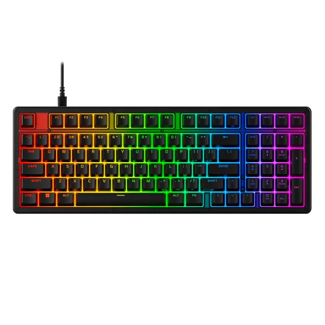 HYPERX Origins 2 1800 Ενσύρματο Gaming Πληκτρολόγιο, Μαύρο