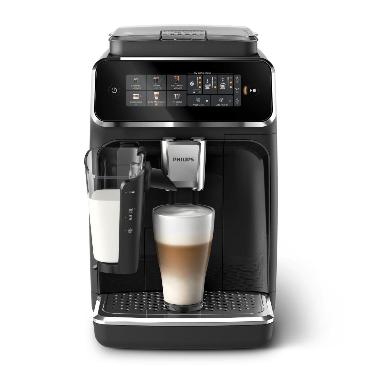 PHILIPS EP3341/50 Series 3300 Αυτόματη Μηχανή Espresso με LatteGo, Μαύρο