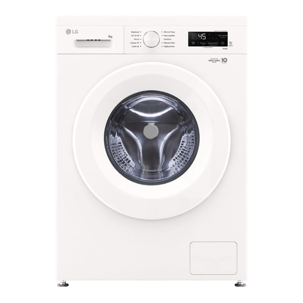 LG F4X1009NWH Πλυντήριο Ρούχων με Ατμό 9kg, Άσπρο