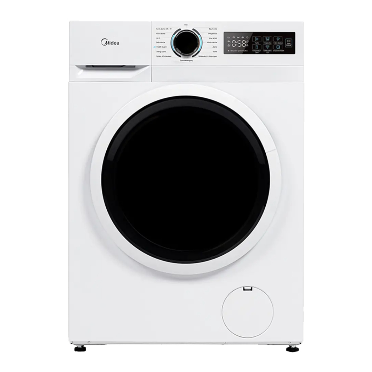 MIDEA MF110W100BA10/W-CY Πλυντήριο Ρούχων με Ατμό 10kg, Άσπρο