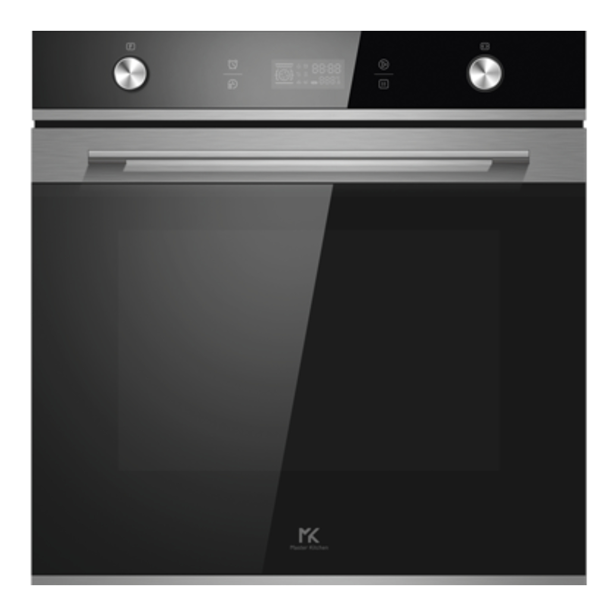 MASTER KITCHEN MKO 1307-ED MMW BK Εντοιχιζόμενος Φούρνος με Λειτουργία Μικροκυμμάτων, Μαύρο Γυαλί