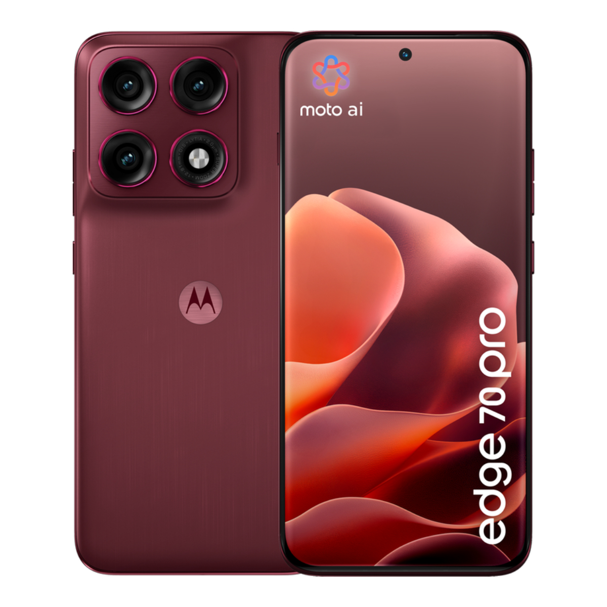 MOTOROLA edge 70 pro Smartphone, Βουργουνδί