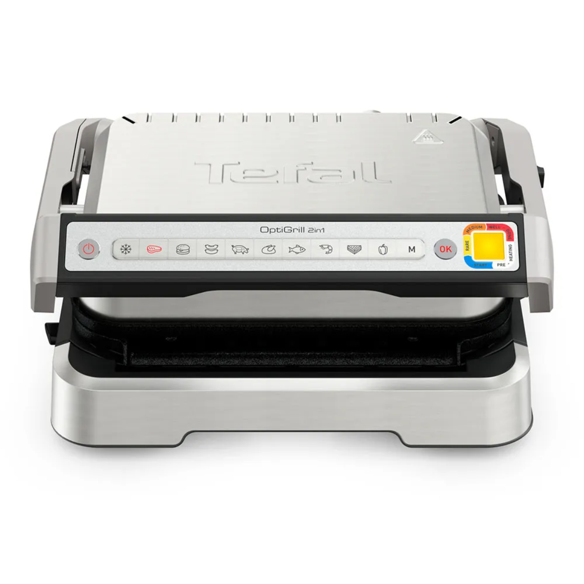 TEFAL GC773D OptiGrill 2in1 Γκριλιέρα, Inox