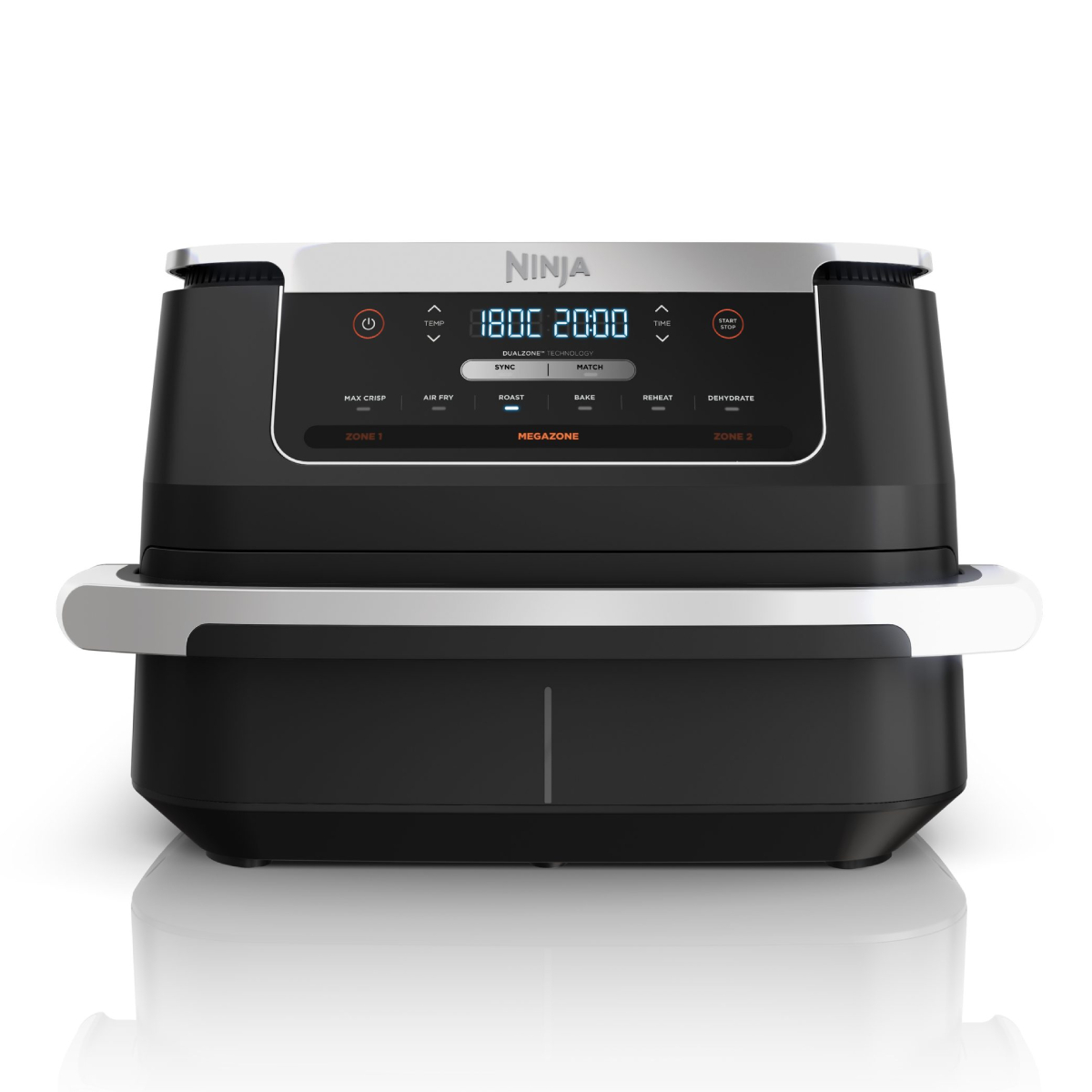 NINJA AF550EU FlexDrawer Φριτέζα Αέρος 6.6 Lt, Μαύρο