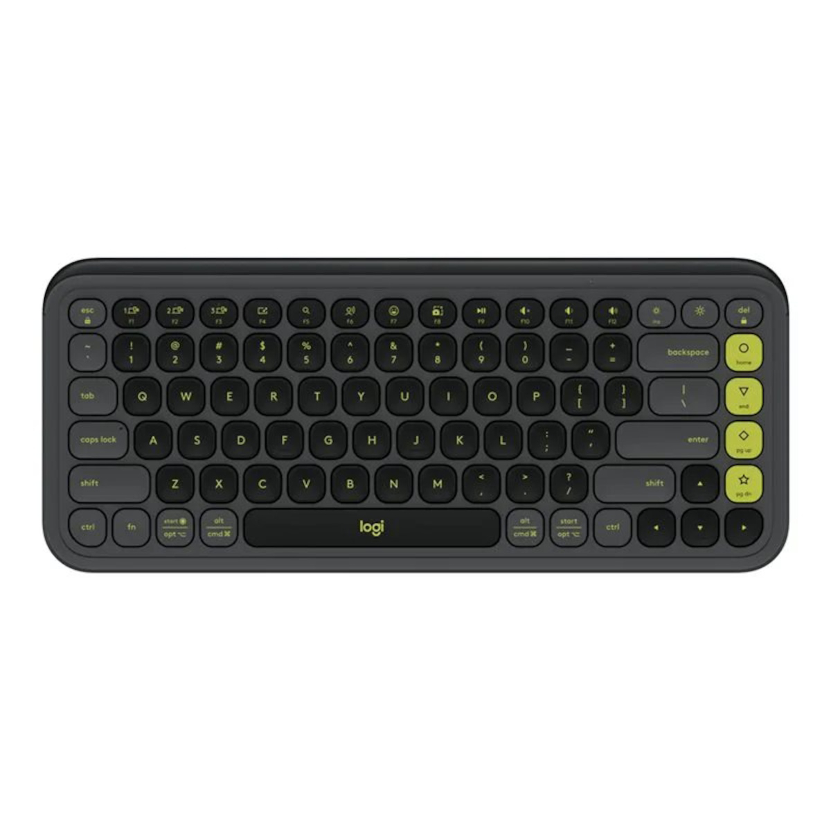 LOGITECH Pop Icon Πληκτρολόγιο, Γκρίζο / Πράσινο