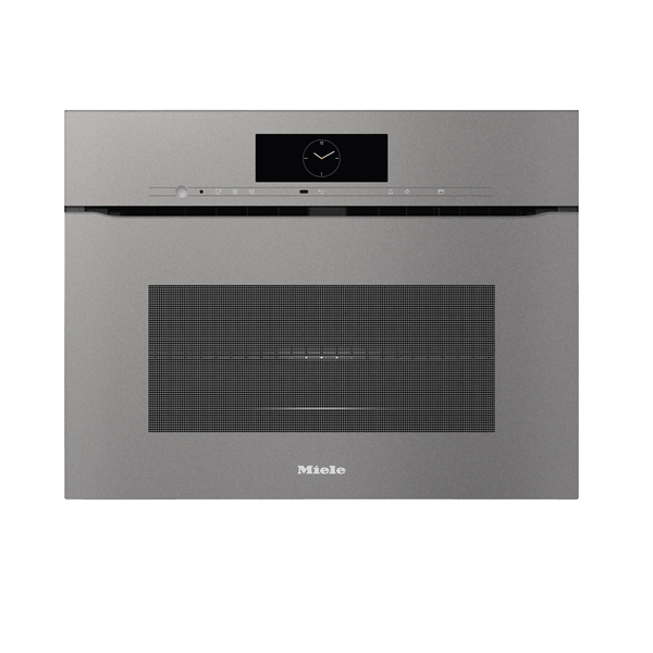 MIELE H 7840 BMX Εντοιχιζόμενος Φούρνος με Λειτουργία Μικροκυμάτων 45 cm, Γκρίζο Γραφίτης