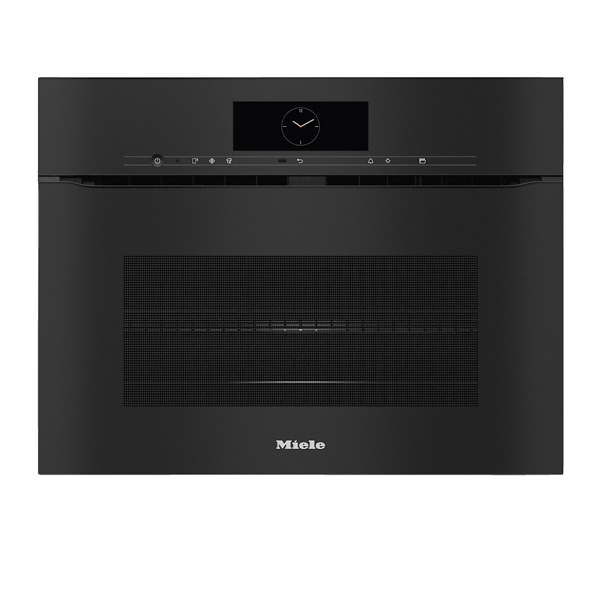 MIELE H7840 BMX Εντοιχιζόμενος Φούρνος με Λειτουργία Μικροκυμάτων 45 cm, Obsidiant Mαύρο
