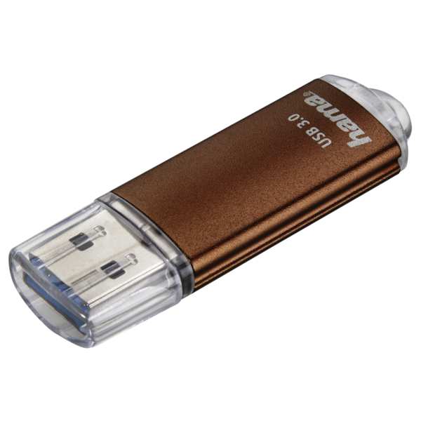 Hama “Laeta” USB Flash Drive, USB 3.0, 128 GB, 40 MB / s, καφέ