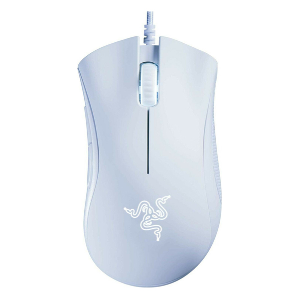 RAZER Deathadder Essensial Ενσύρματο Ποντίκι για Gaming, Άσπρο