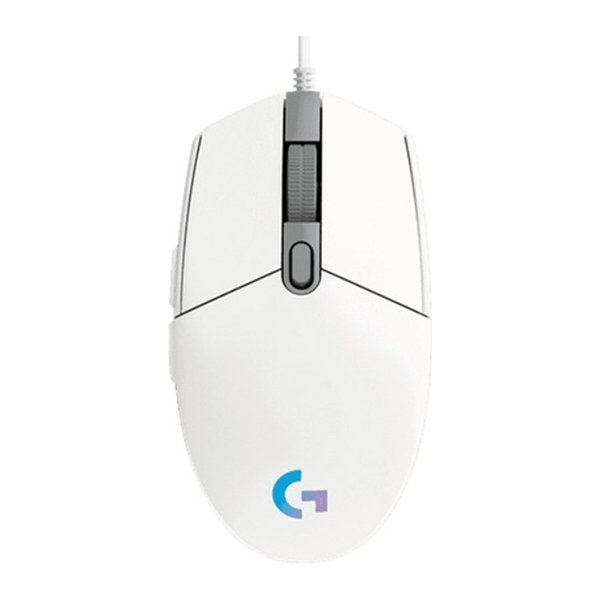 LOGITECH G102 LIGHTSYNC Ενσύρματο Ποντίκι, Άσπρο