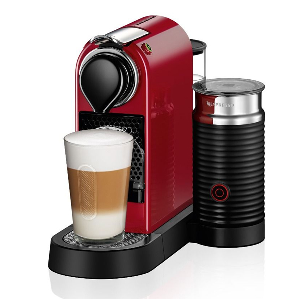 NESPRESSO Citiz and Milk Καφετιέρα με Καψούλα, Κόκκινο