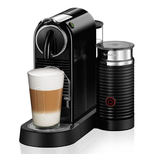 NESPRESSO Citiz and Milk Καφετιέρα με Καψούλα, Μαύρο