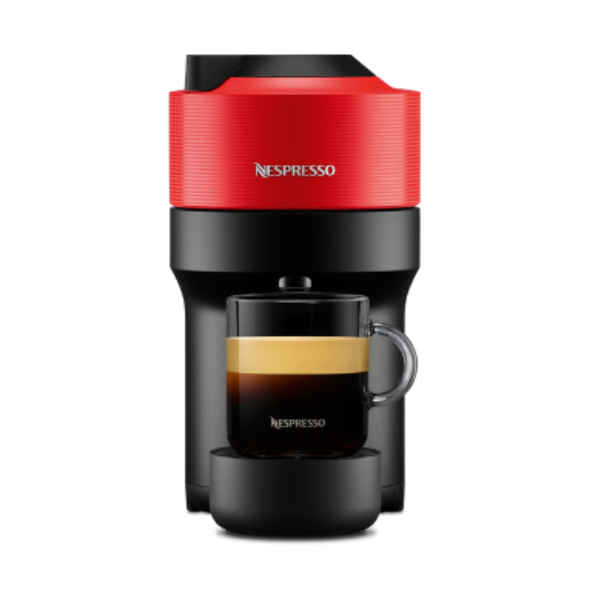 NESPRESSO Vertuo Pop Καφετιέρα με Κάψουλα, Κόκκινο